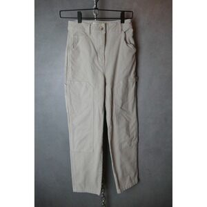 Wilfred Free Carpenter Pants Beige Utility‎ Workwear Pocket Women's 26